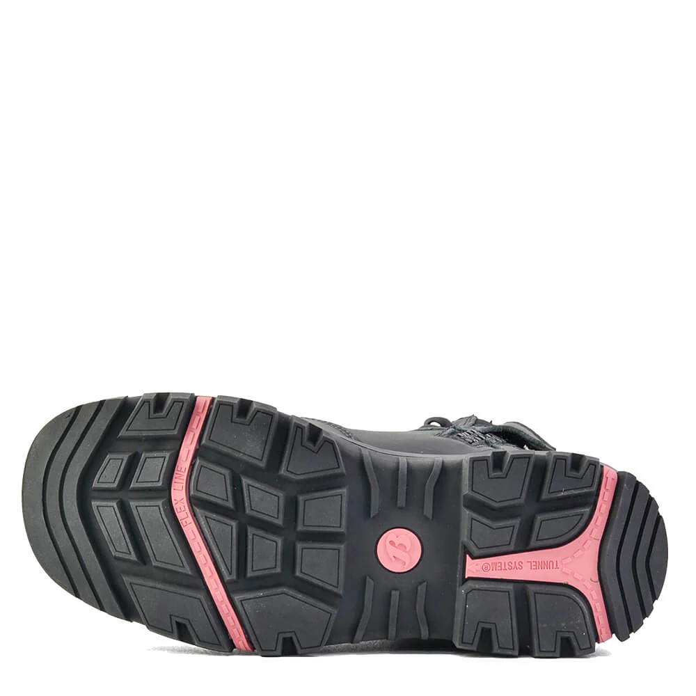 Bata Avenger Ladies Mid Cut Lace/Zip Sided Safety Boot Black - Image 4