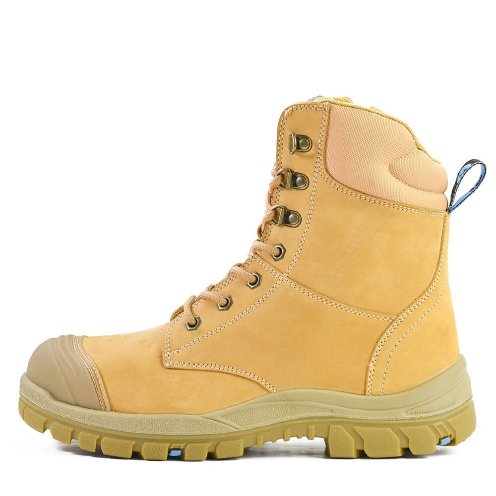 Bata Defender Zip Side Steel Cap Boots Wheat - Image 5
