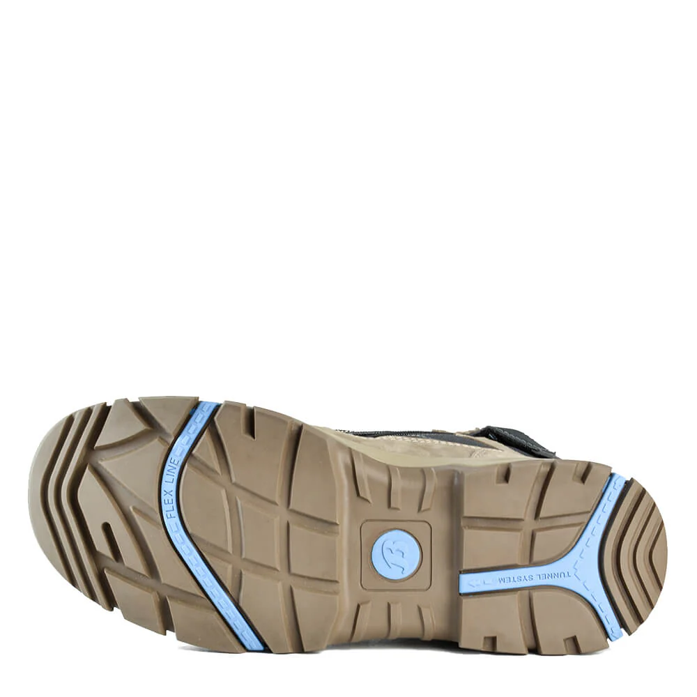 Bata Roy Scuff Cap Mid Cut Zip Lace Safety Boots Slate - Image 5