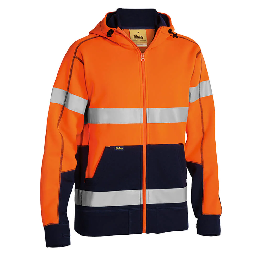 Bisley BK6819T Hi-Vis Taped Polar Fleece Hoodie - Image 5