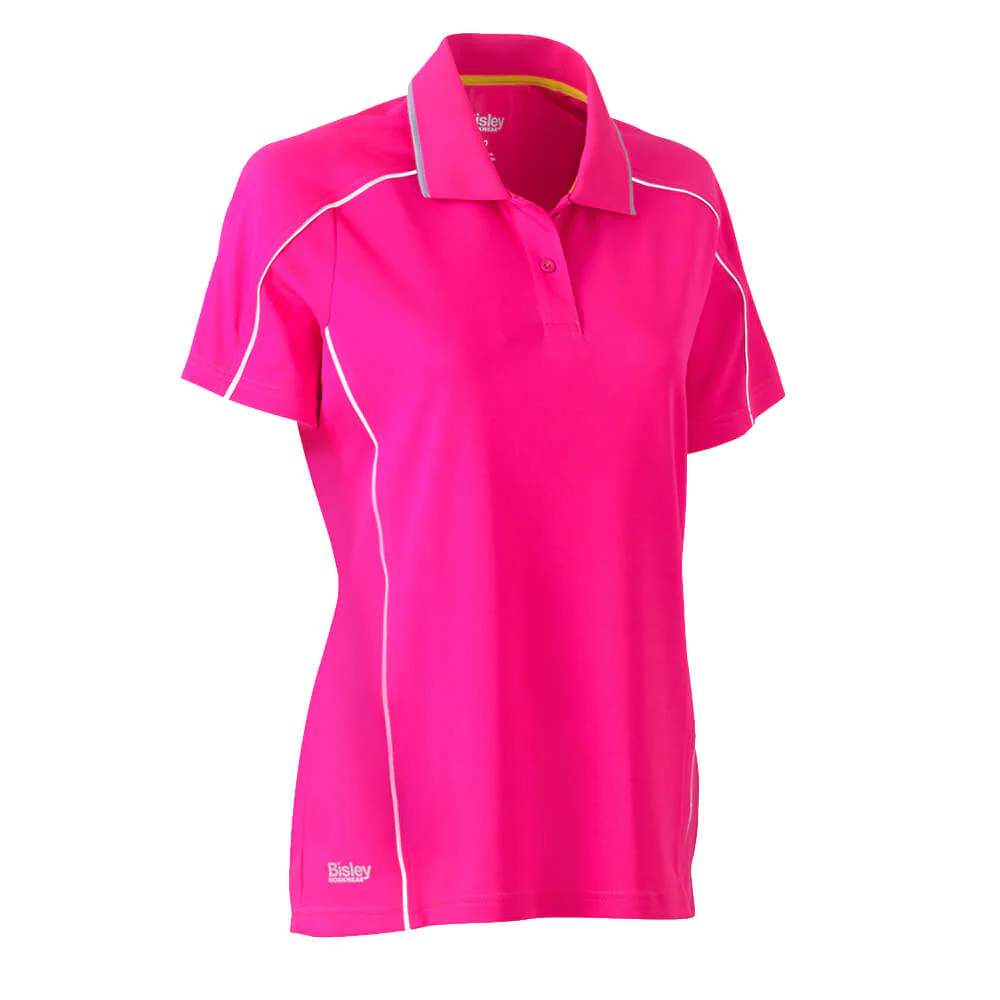 Bisley BKL1425 Ladies Cool Mesh Polo Shirt Short Sleeve - Image 10