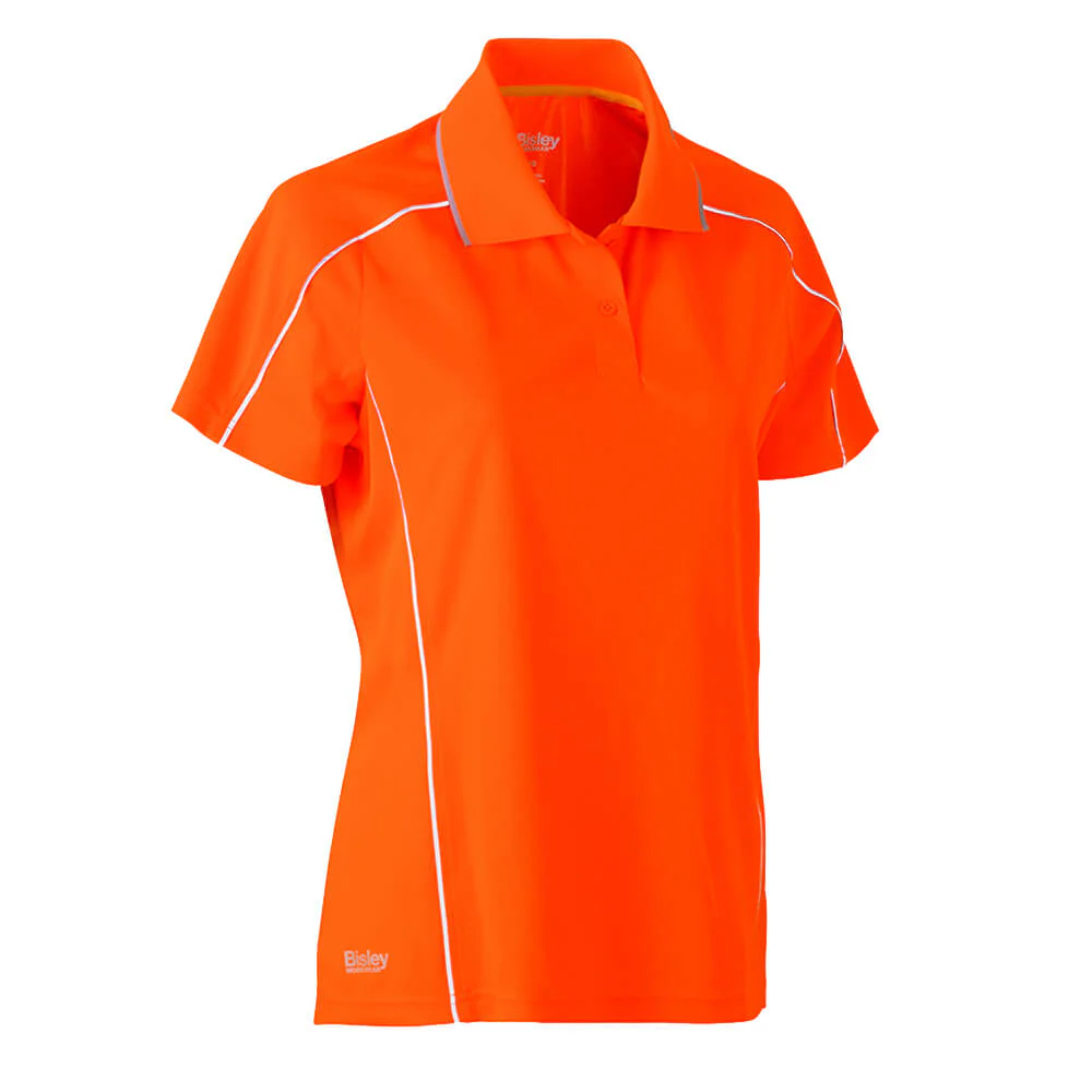 Bisley BKL1425 Ladies Cool Mesh Polo Shirt Short Sleeve - Image 8