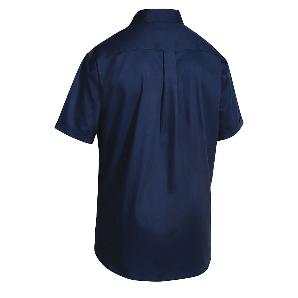 Bisley BS1433 Cotton Drill Shirt Short Sleeve - Image 6