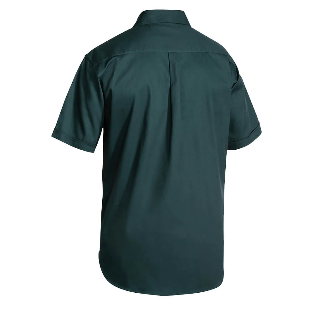 Bisley BS1433 Cotton Drill Shirt Short Sleeve - Image 8