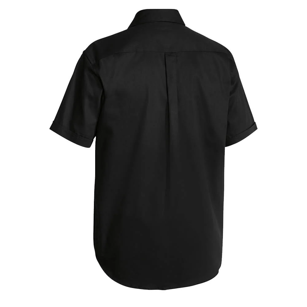 Bisley BS1433 Cotton Drill Shirt Short Sleeve - Image 9