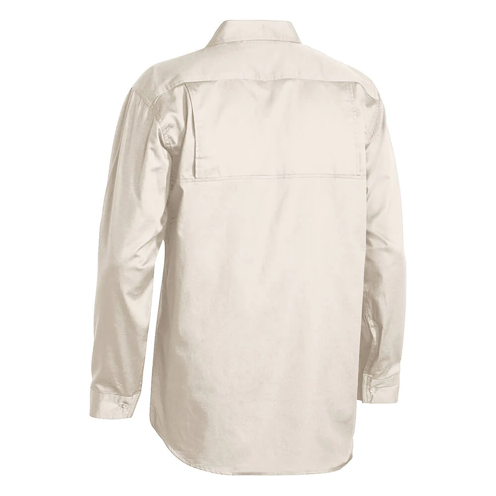 Bisley BS6893 Lightweight Cotton Drill Shirt Long Sleeve - Image 11