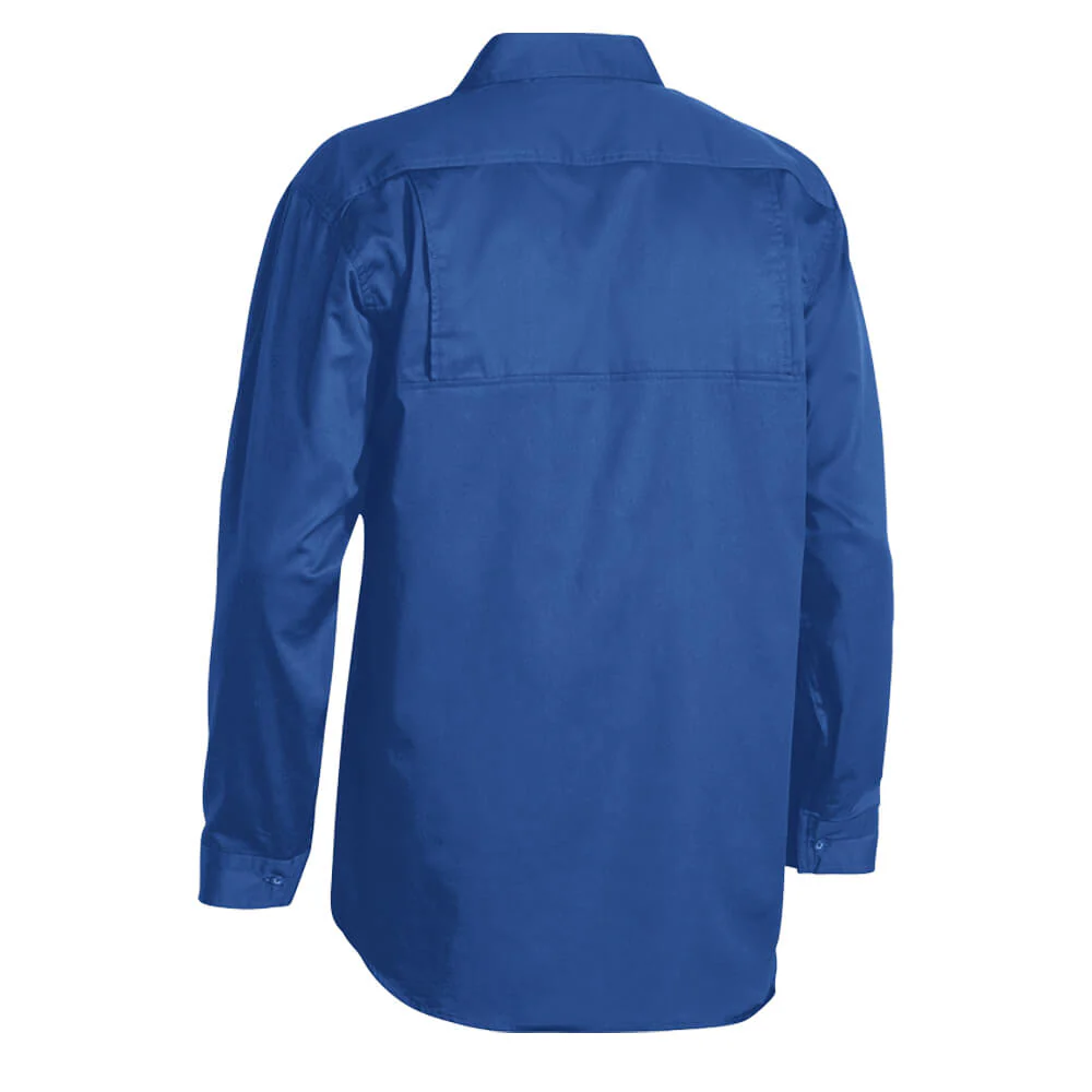 Bisley BS6893 Lightweight Cotton Drill Shirt Long Sleeve - Image 8