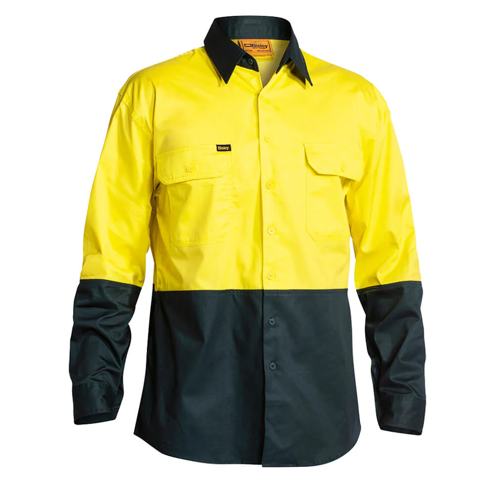 Bisley BS6895 Hi-Vis Lightweight Shirt Long Sleeve - Image 16