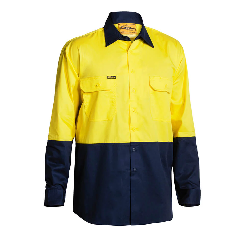 Bisley BS6895 Hi-Vis Lightweight Shirt Long Sleeve - Image 17