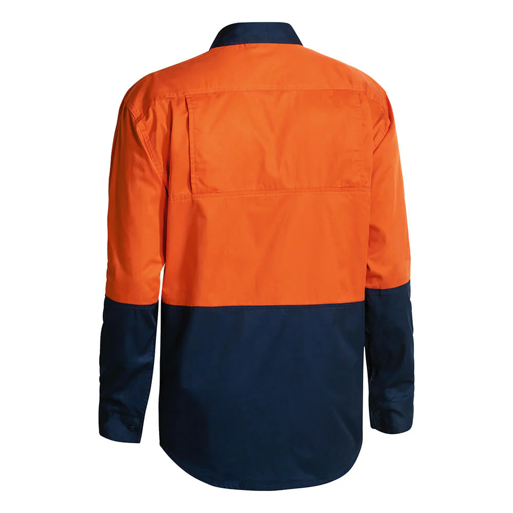 Bisley BS6895 Hi-Vis Lightweight Shirt Long Sleeve - Image 3