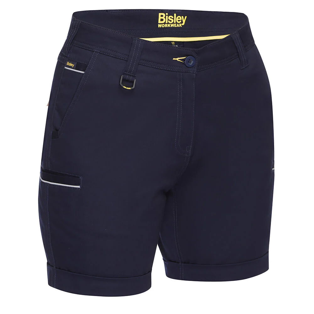 Bisley BSHL1015 Ladies Stretch Cotton Short - Image 3