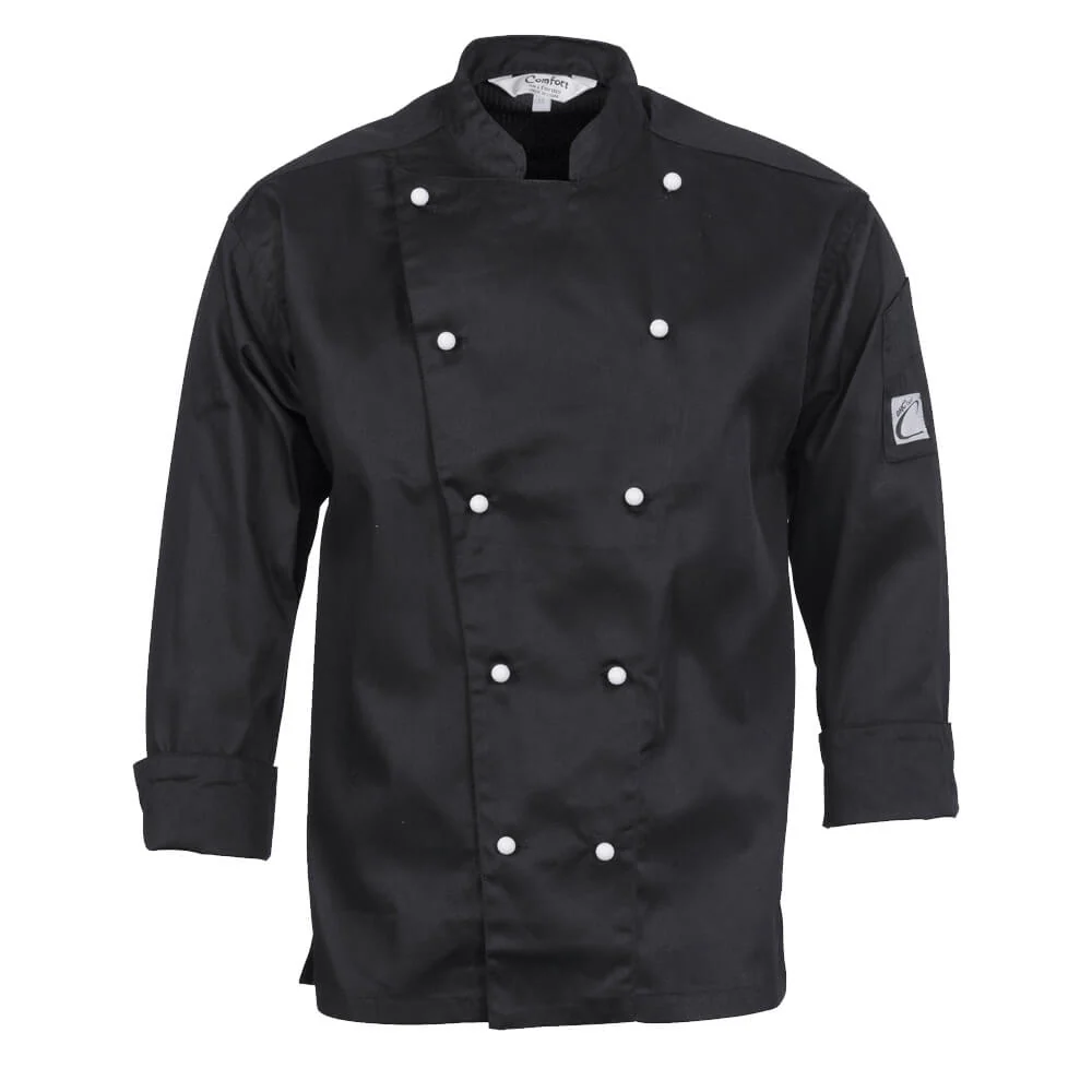 DNC 1102 Traditional Chef's Jacket Long Sleeve - Image 3