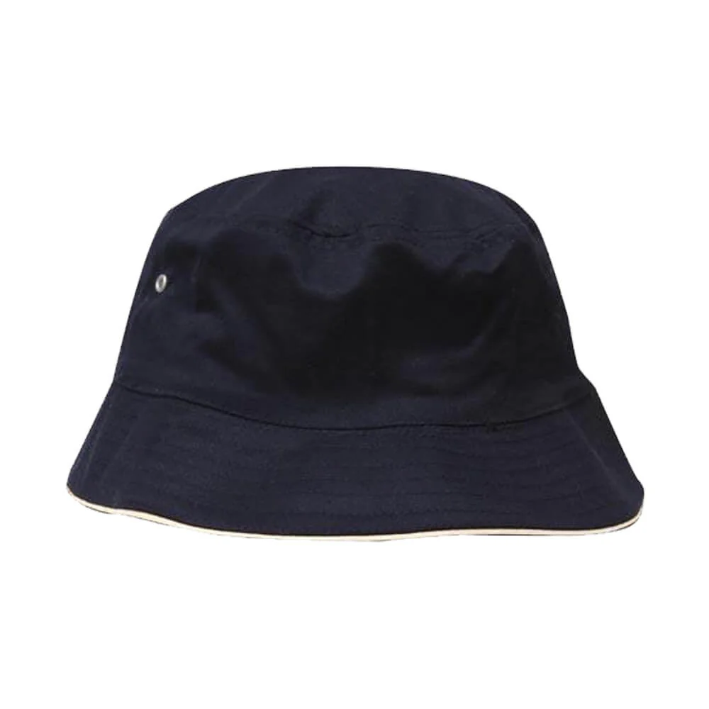 Headwear 4223 Heavy Brushed Cotton Bucket Hat with Sandwich Trim - Image 10