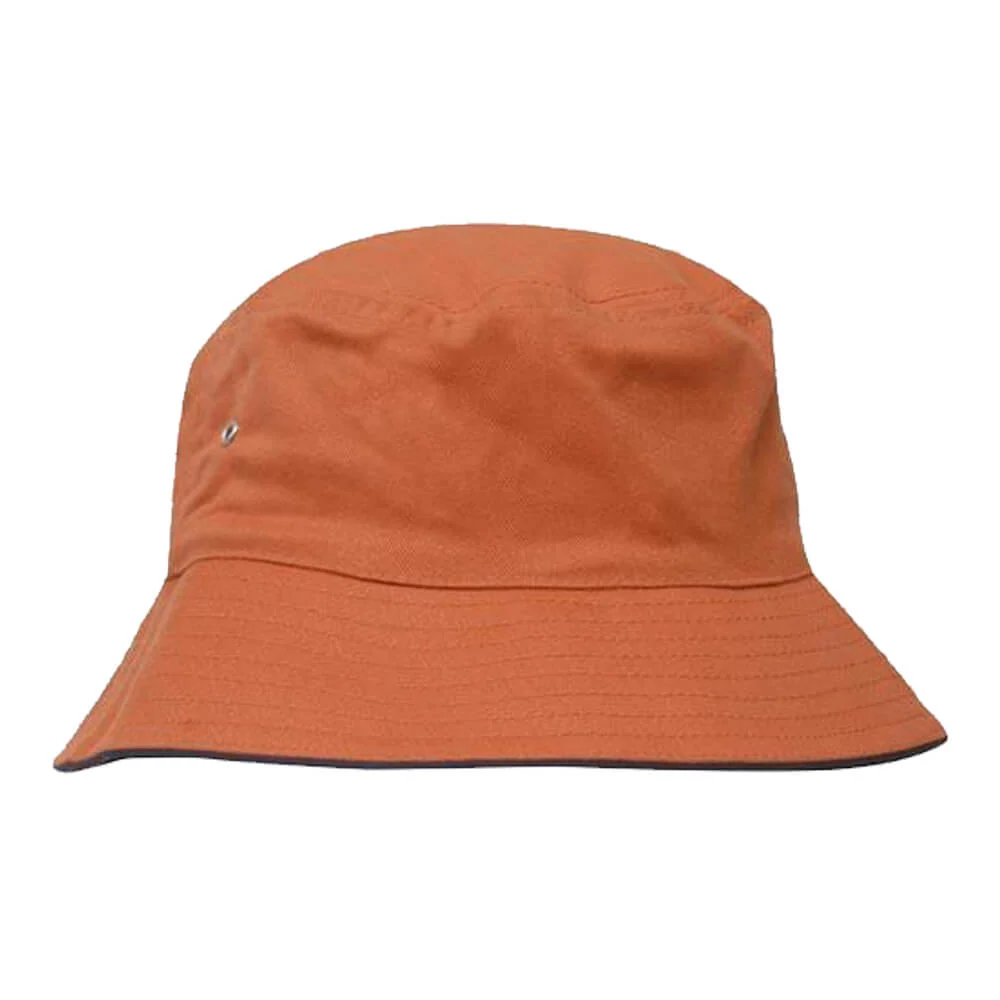 Headwear 4223 Heavy Brushed Cotton Bucket Hat with Sandwich Trim - Image 12