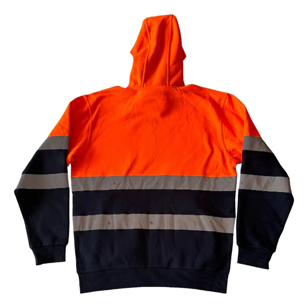Pilgrim 4611 Mens Hi-Vis Taped Full Zip Hooded Top - Image 3