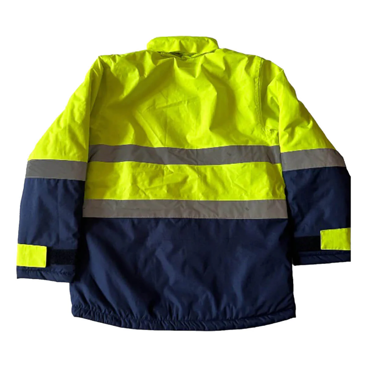 Pilgrim 4631 Mens Hi-Vis Taped Full Zip Jacket with removable hood - Image 3